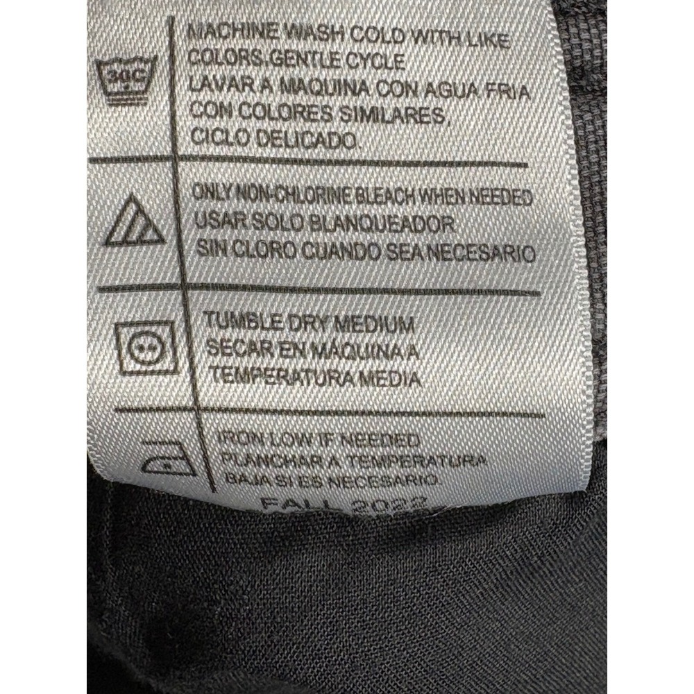 Coleman Mens 34x28 Flannel Lined Work Pants Charcoal‎ Gray Buffalo Plaid Canvas - Picture 7 of 11